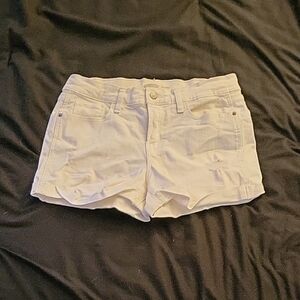 Women's White Casual Shorts